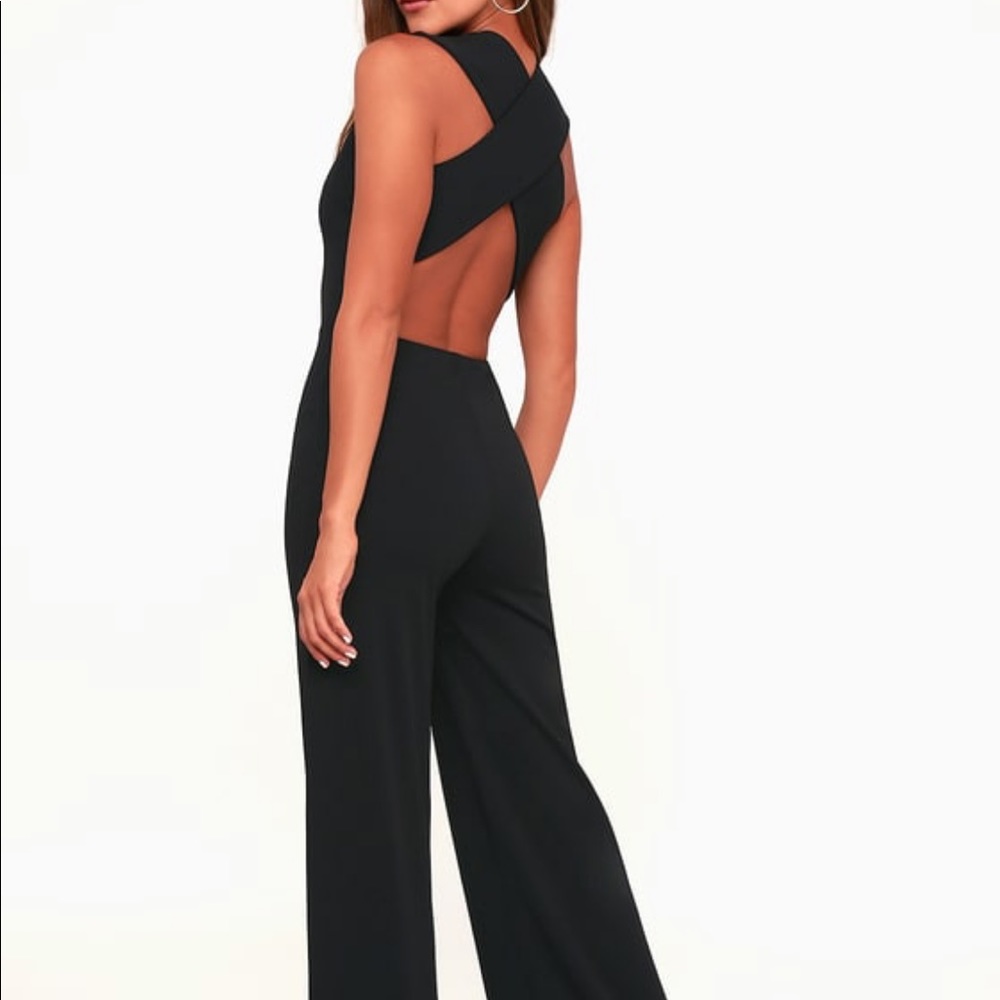 Backless Black Lulus Jumpsuit - BRAND NEW TAGS ON